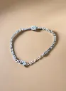 925 Sterling Silver Solitaire Diamond Bracelet for Women