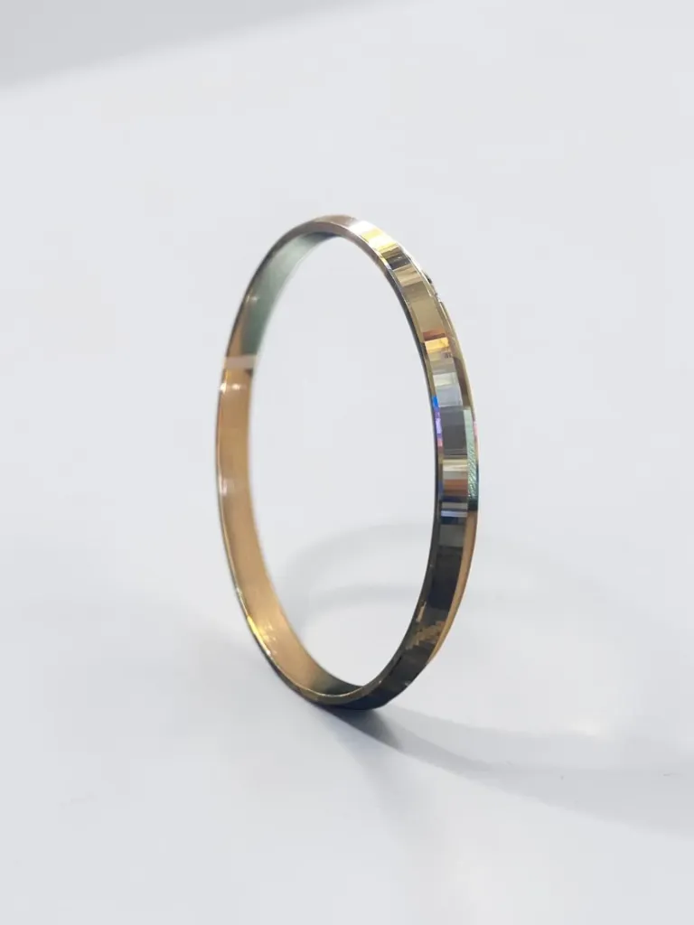 Luxury 925 Silver Kada for Men – Bold V Shape Design