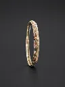 Prism Cut Silver Kada for Men