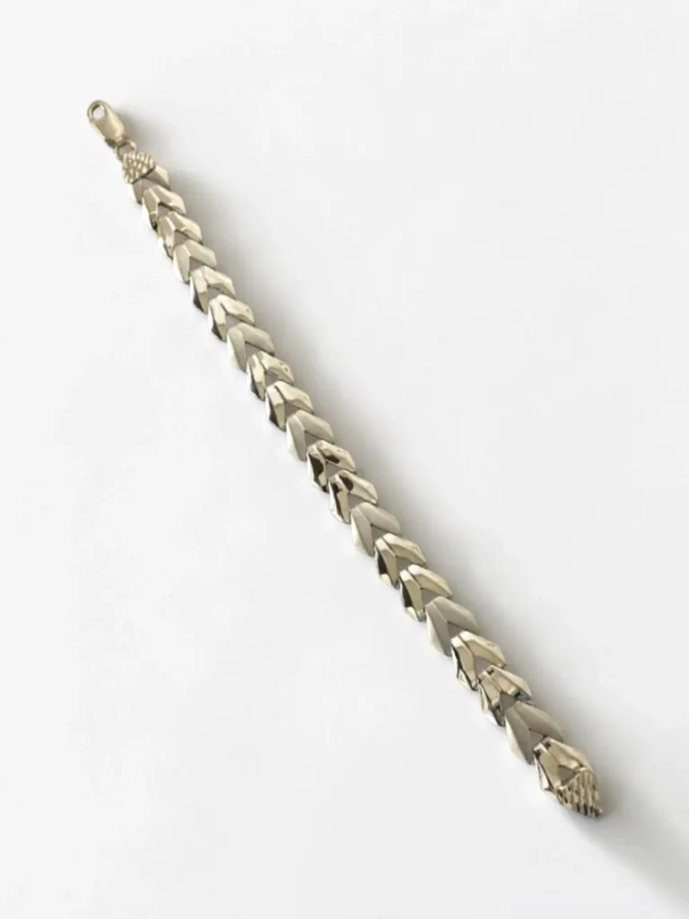 Men's Stylish 925 Silver Cuban Link Bracelet – Hollow, Premium Design
