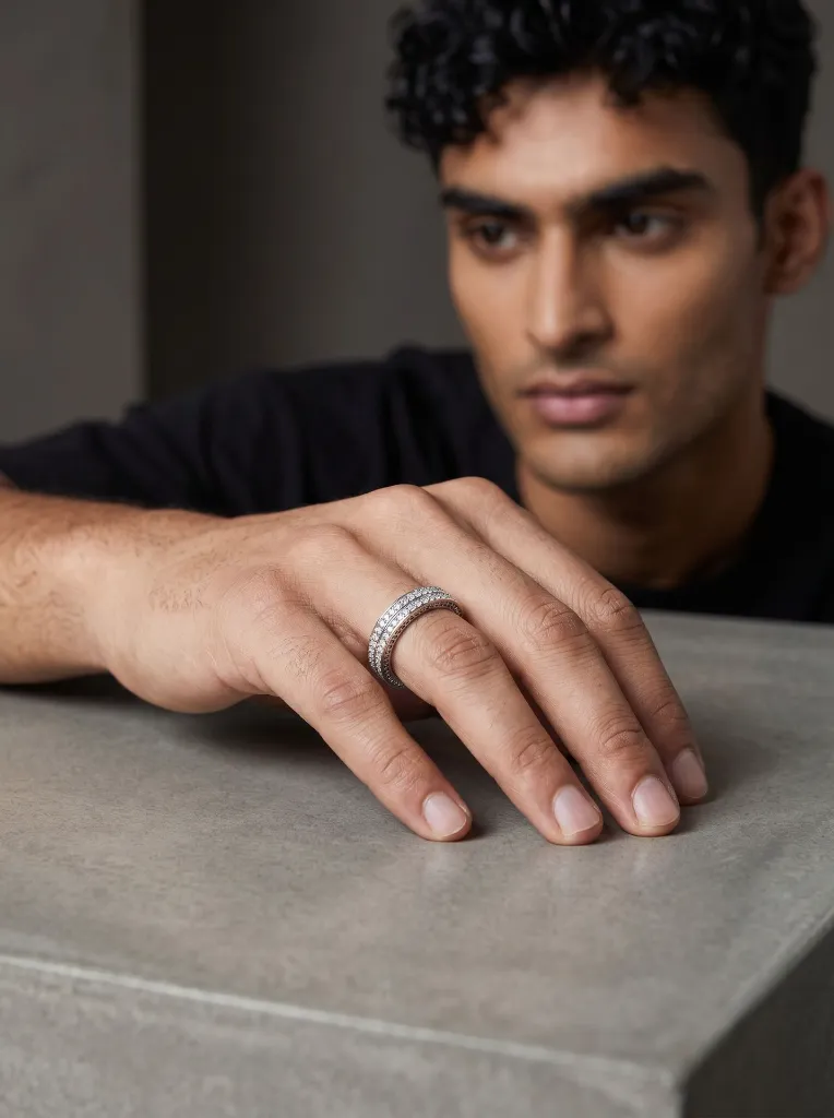 Diamond Band Ring for Men & Woman