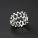 Convertible Silver Ring Bracelet for Women