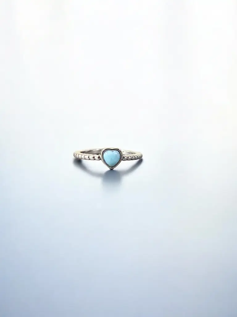 Minimal 925 Silver Heart Ring for Woman – Everyday Luxury