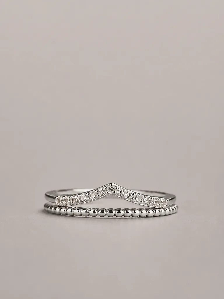 Elegant 925 Silver V Ring for Woman – Minimal Everyday Luxury