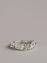 Trendy 925 Leaf Sterling Silver Ring for Woman