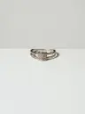 Luxury Silver Unique Rings for Woman
 – Textured Square-Cut Sparkle Finish