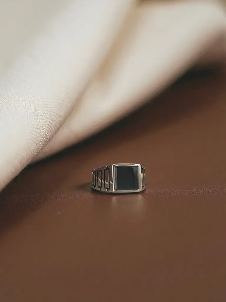 Turkish 925 Silver Ring – Bold Oxidized Elegance for Men