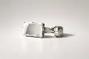 Plain Silver Wedding Ring Men – Bold Rectangular Design