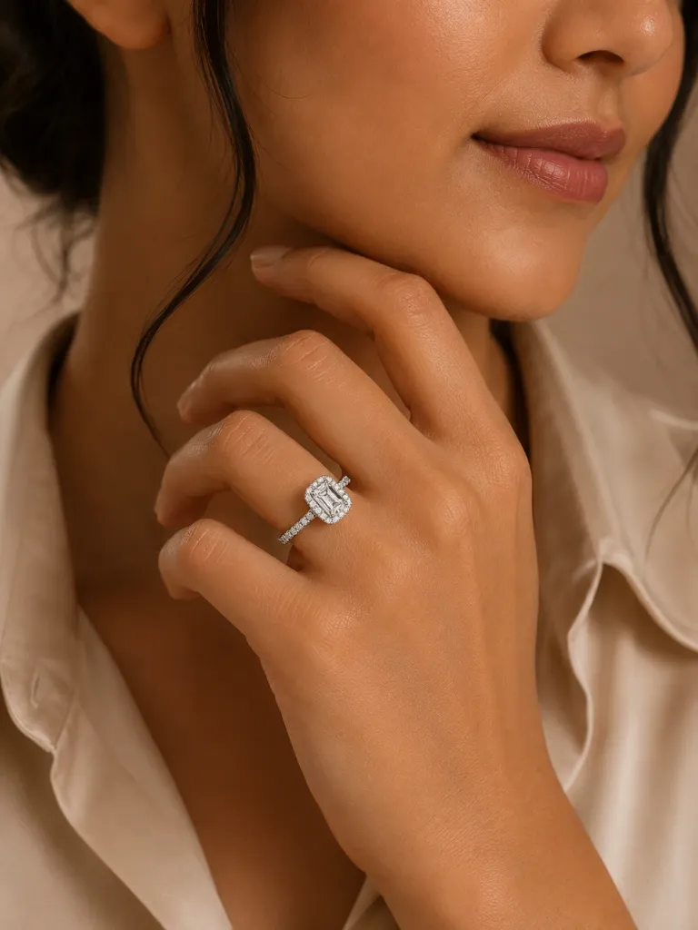 Cubic Zirconia Silver Ring for Women