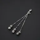 Three-Line Oxidized Bracelet for Women