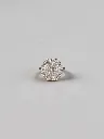 Sterling Silver Cocktail Ring – Floral Design for Stylish Woman