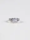 Elegant Silver Diamond Ring for Woman | 925 Sterling Silver