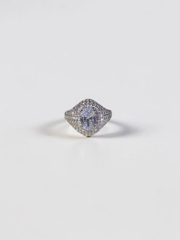 Large Silver Rings for Woman – Timeless Party Luxury