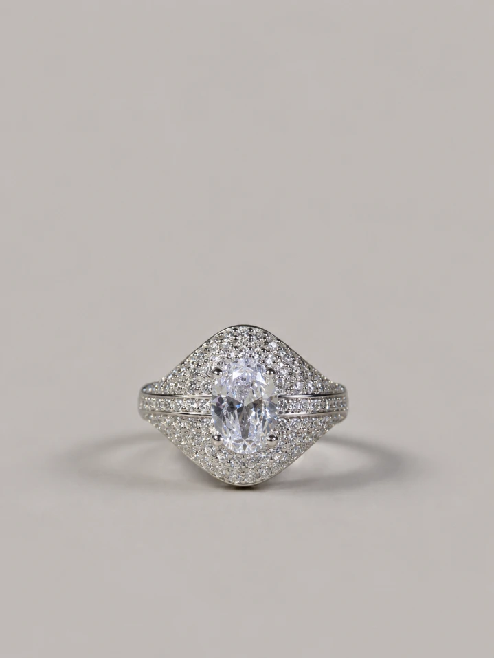 Large Silver Rings for Woman – Timeless Party Luxury