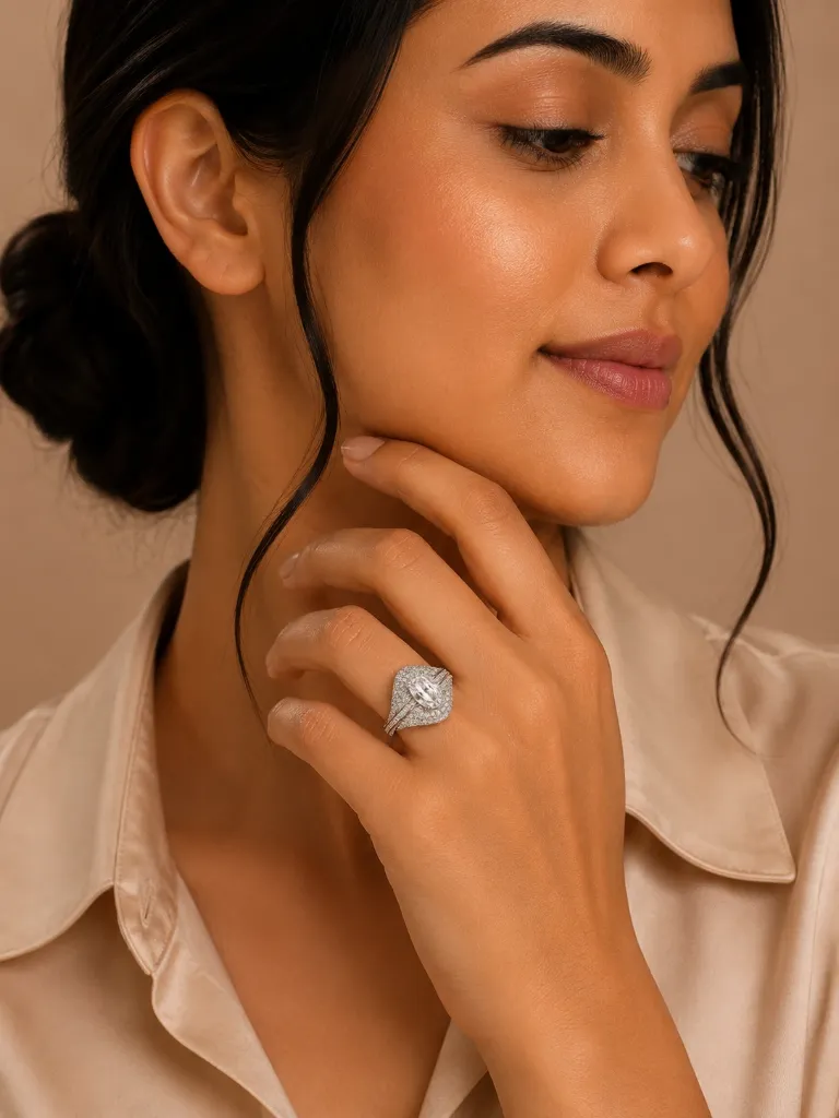 Large Silver Rings for Woman – Timeless Party Luxury