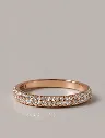 925 Sterling Silver Rose Gold Ring for Woman – Elegant Everyday Luxury
