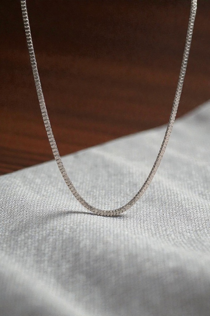 Minimal 925 Silver Box Chain for Men – Thin & Elegant