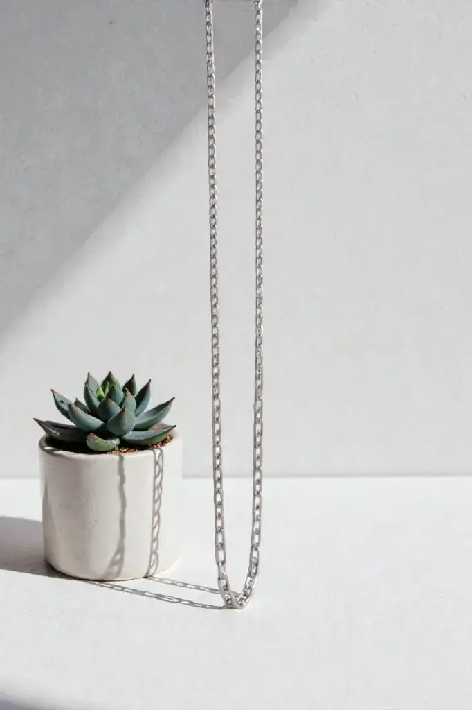 Men’s Curb Silver Chain in 925 Sterling – Minimal & Stylish