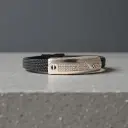 Men’s Black Silver Kada in 925 Sterling – Bold Magnetic Band