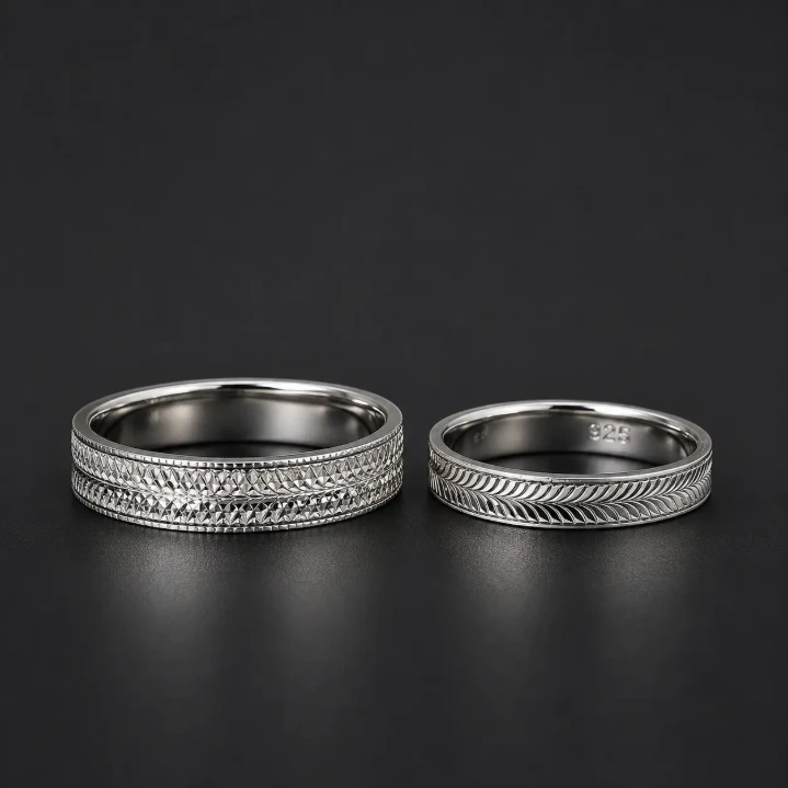 Cross Texture Couple Bands