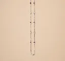 Silver Stone Necklace for Woman – Premium Dokya Chain Design