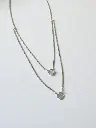 Silver Leaf Necklace for Woman - Everyday Elegant Pendant Chain