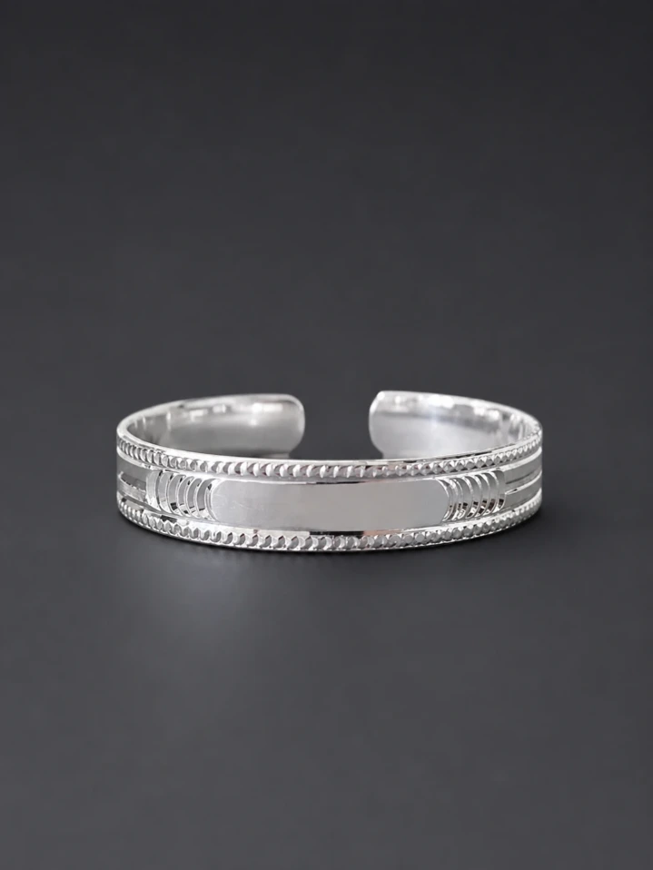 Classic Silver Kada for Men