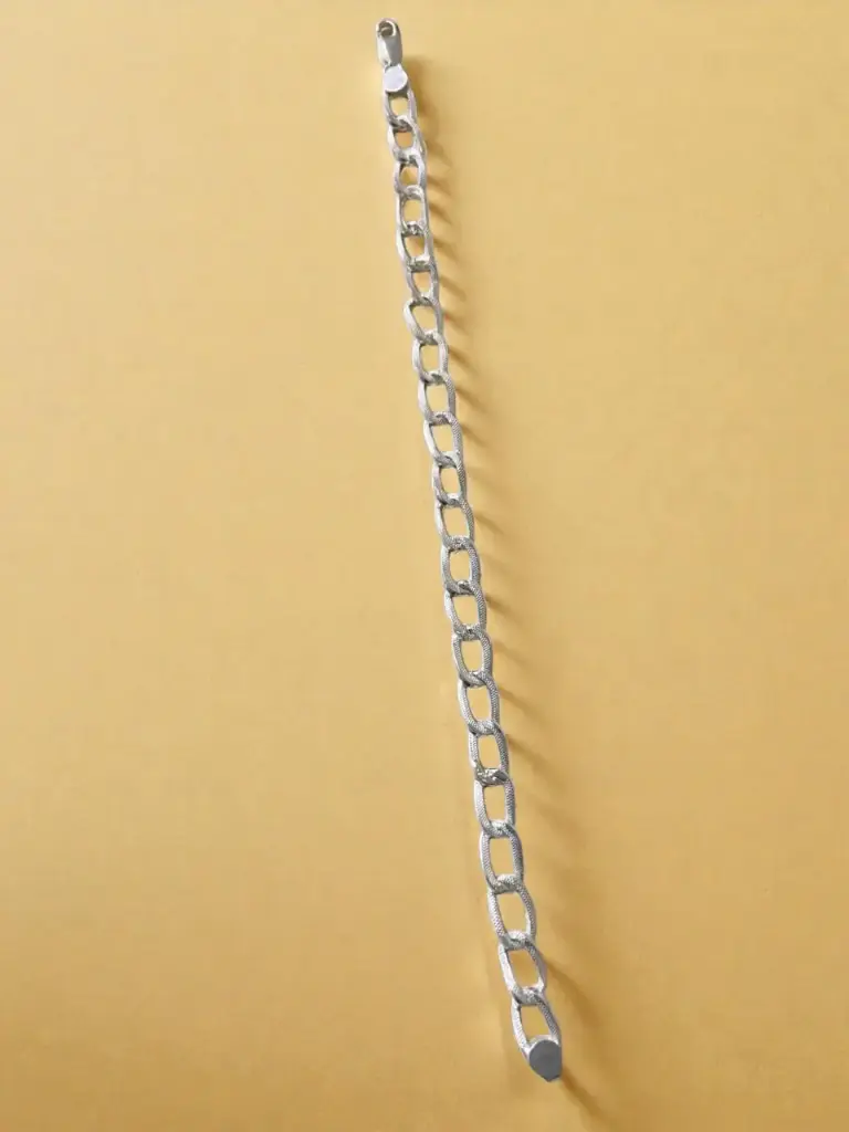 Men's Silver Link Bracelet – Premium Everyday Style