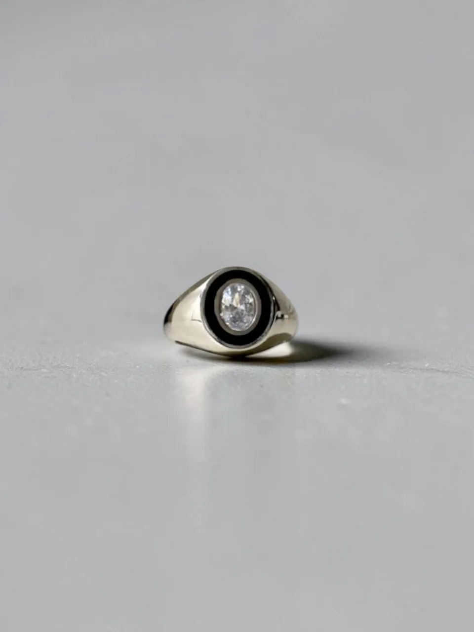 Silver Round Cut Solitaire Ring - Refined Everyday Style