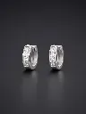 Princess Stone Silver Bali Earrings