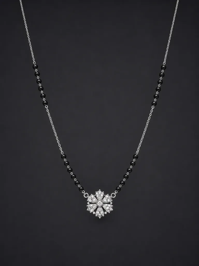 Floral Pendant Mangalsutra