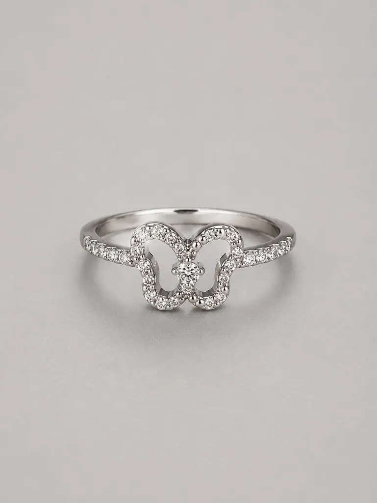 925 Silver Butterfly Ring for Woman – Minimal & Elegant