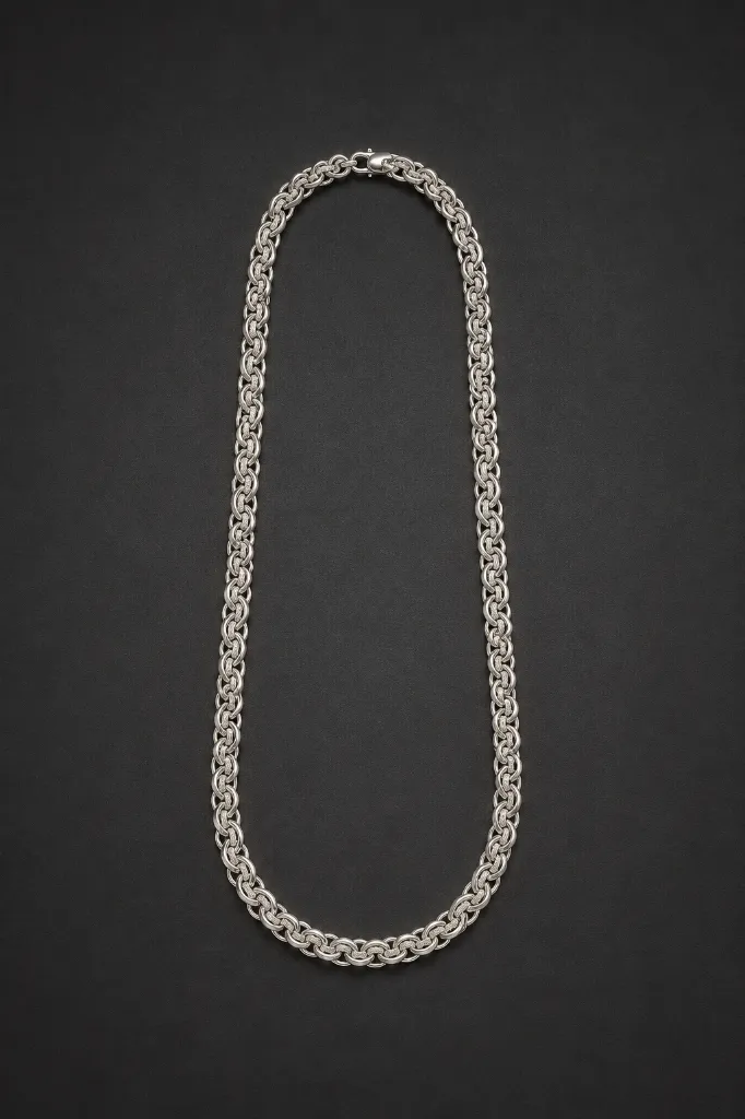 925 Silver Men Power Chain