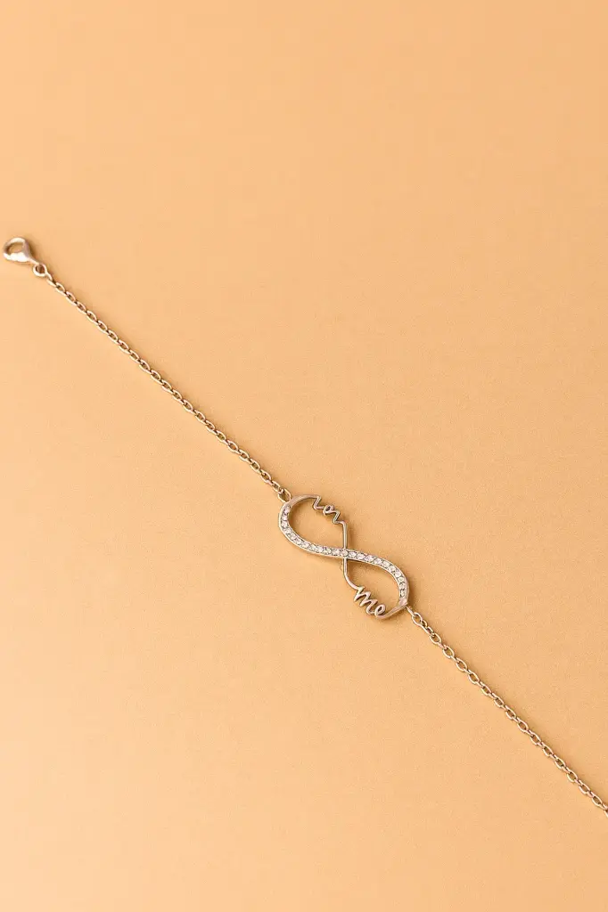 Woman's Sterling Silver Infinity Bracelet – Elegant Everyday Symbol