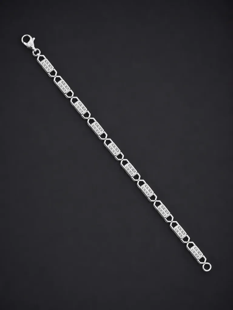 Square Link Bracelet for Men