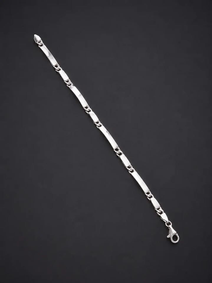 Bar Link Bracelet for Men