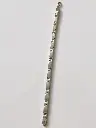 Mens Plain Silver Bracelet – Modern Edge Design