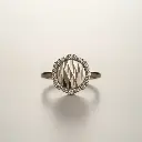 Woman’s Silver Halo Ring in 925 Sterling Silver – Everyday Luxury