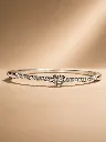 Fancy Silver Kada for Women – Modern Heart Design