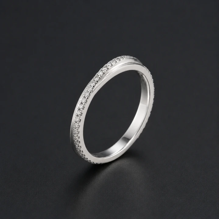 Twisted Diamond Band Ring for Men