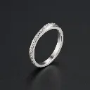 Twisted Diamond Band Ring for Men