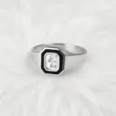 925 Black Silver Enamel Ring for Men – Bold & Stylish