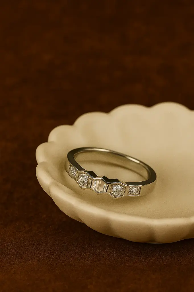 925 Silver Enamel Woman Ring