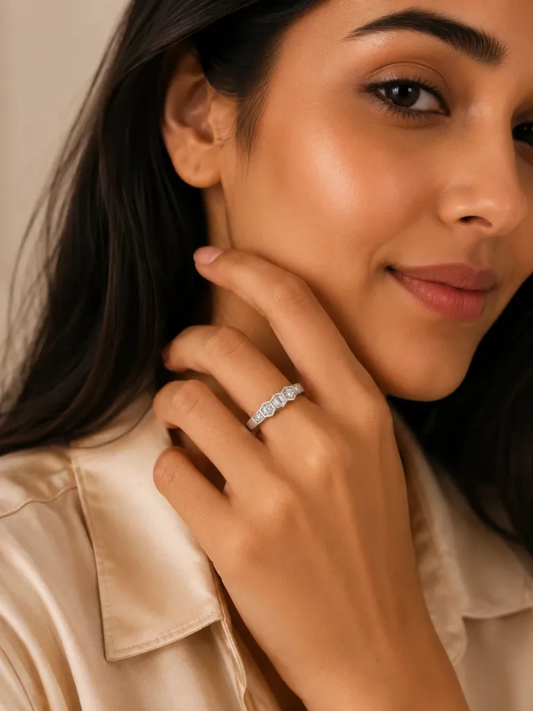 Lumina Silver Ring for Women