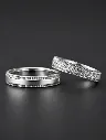 Milgrain Diamond Couple Bands