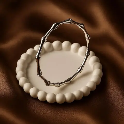 Pure 925 Silver Woman Designer Kada