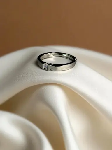 925 Sterling Silver Minimal Adjustable Band for Woman – Everyday Luxury