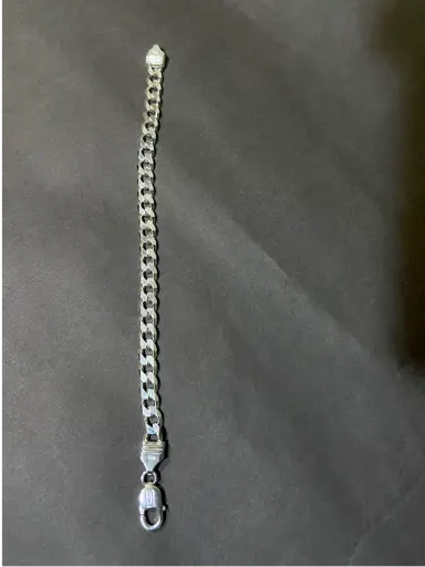 Men’s 925 Silver Cuban Bracelet – Solid, Stylish & Durable