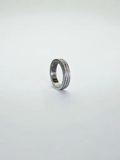 925 Silver Diamond Band Rings for Men & Woman – Timeless Elegance