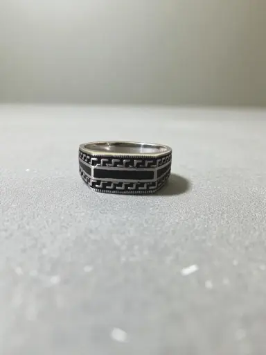 Bold 925 Oxidized Silver Ring for Men – Handcrafted Luxury